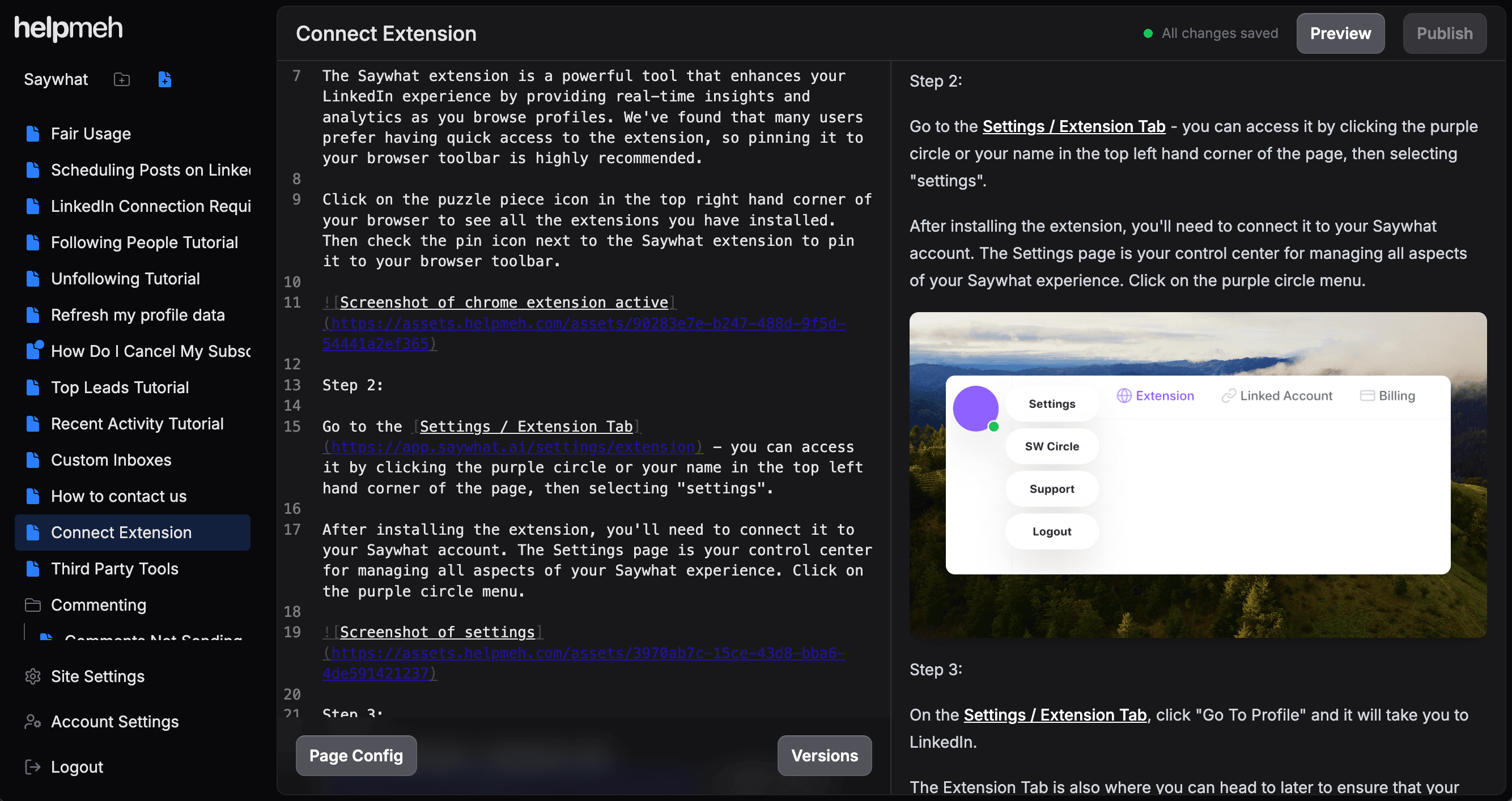 App screenshot